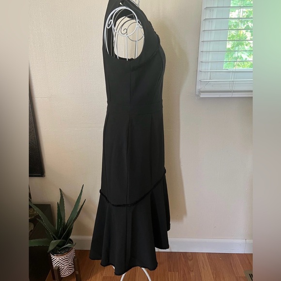 Nordstrom Harlyn Black Cut Out Drop Waist Cocktail Dress, Small, NWT - Picture 4 of 7
